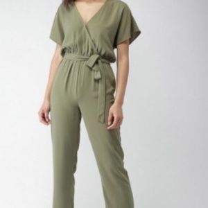 Army green jumpsuit